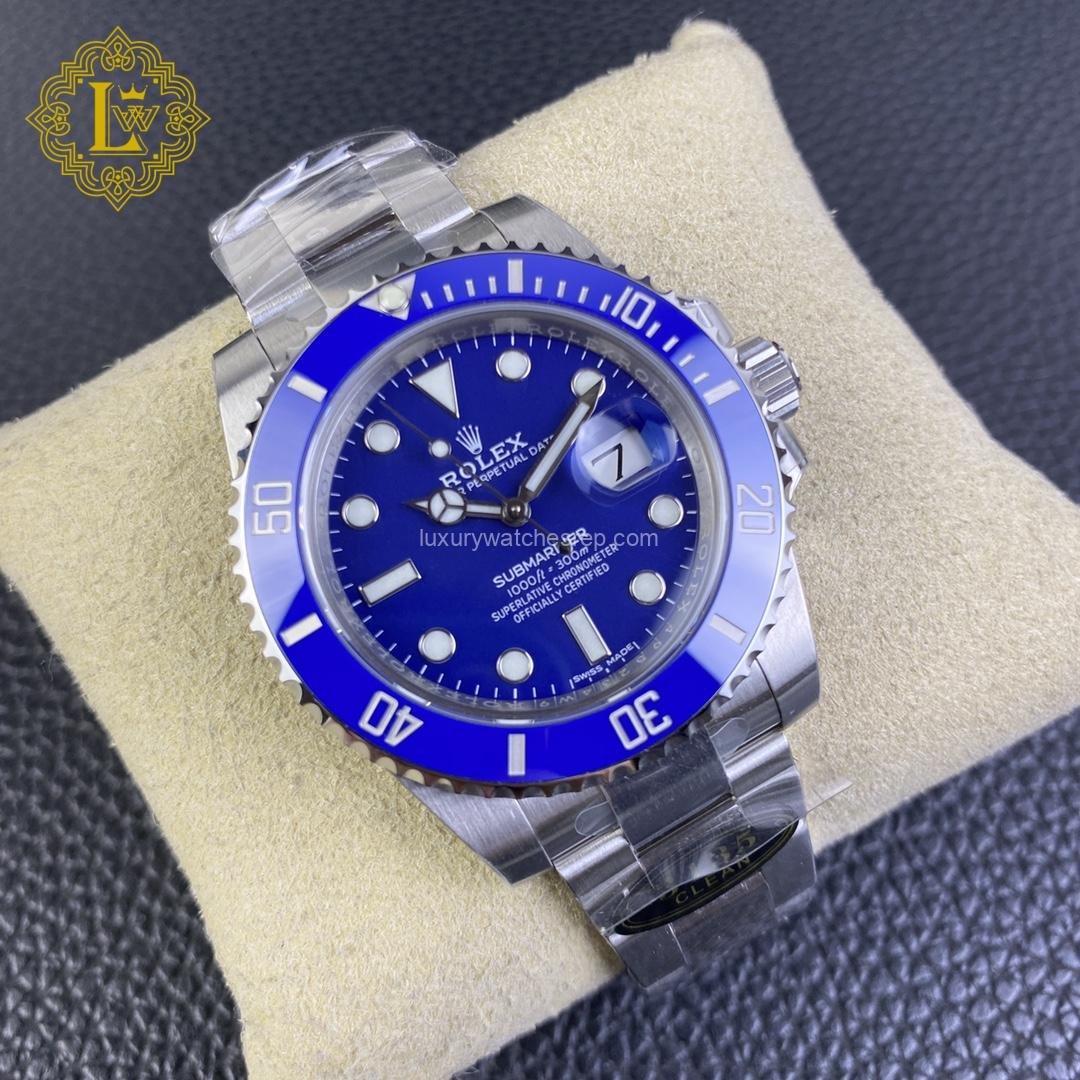Rolex Submariner Date Blue Dial - 116619LB Replica