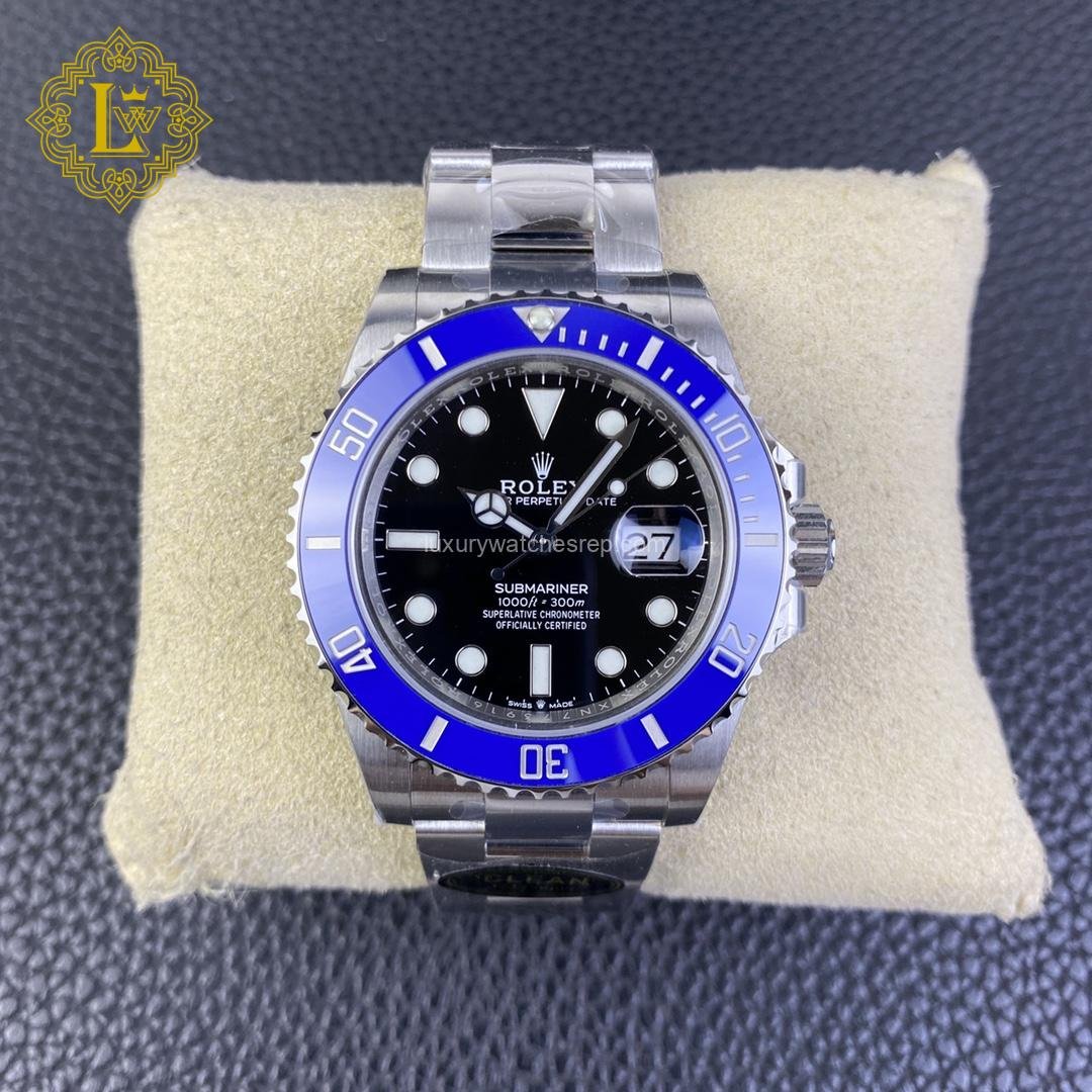 Rolex Submariner Date Blue Bezel Black Dial - 126619LB Replica