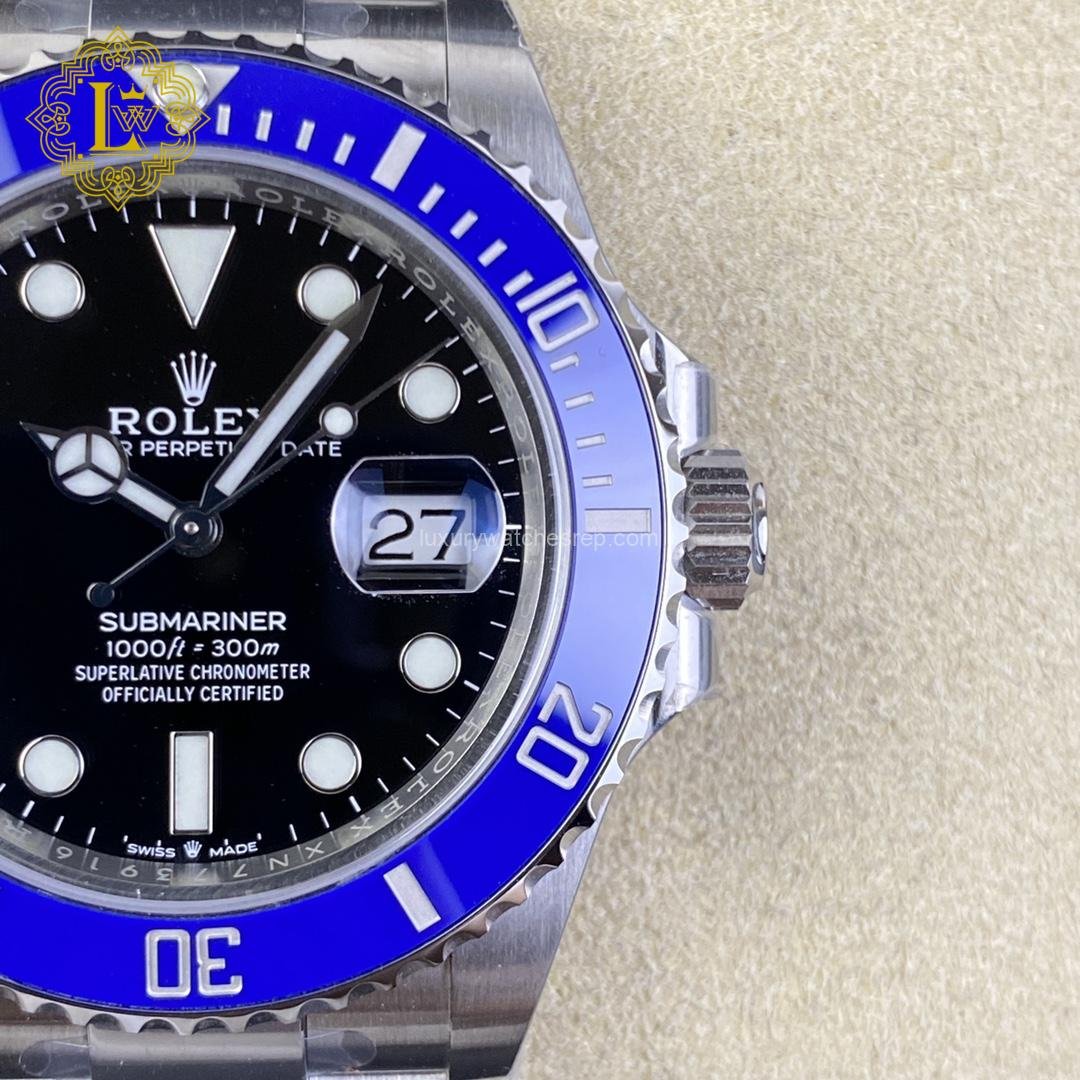 Rolex Submariner Date Blue Bezel Black Dial - 126619LB Replica