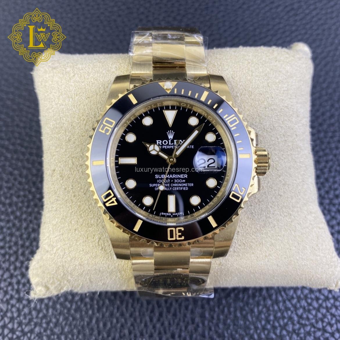 Rolex Submariner Yellow Gold Date Black Dial - 126618LN Replica