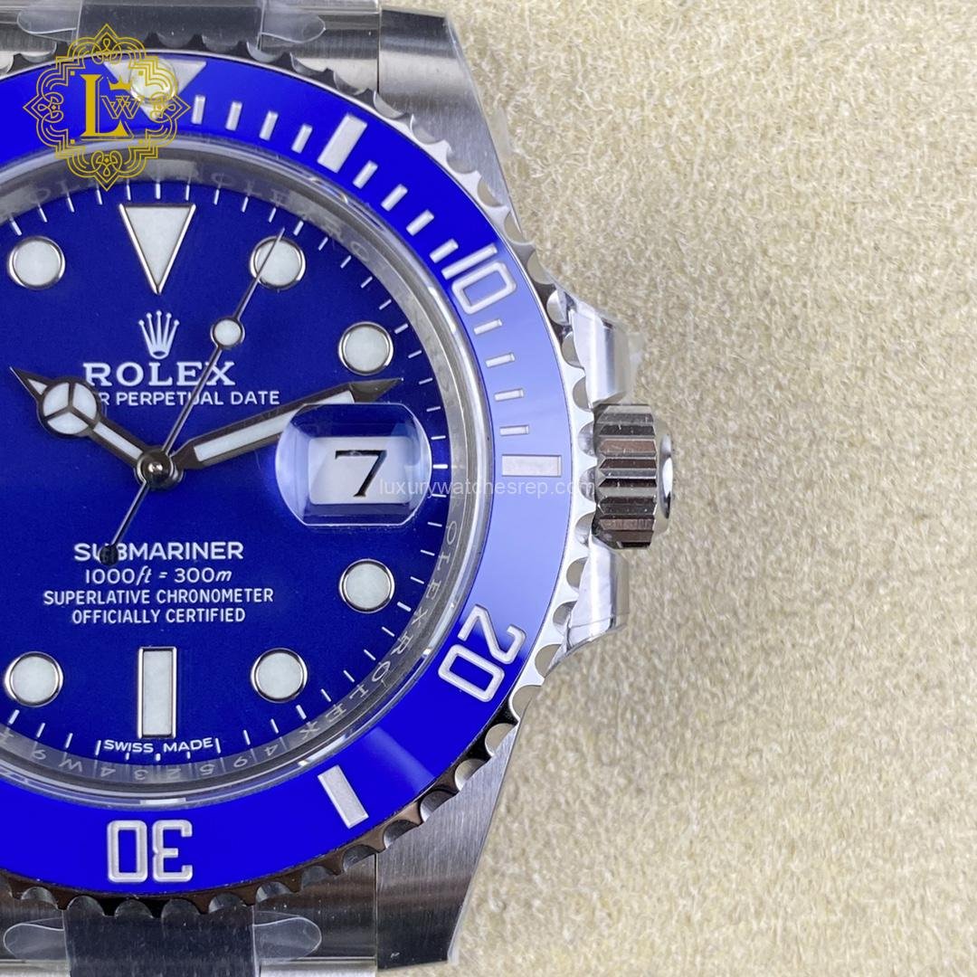 Rolex Submariner Date Blue Dial - 116619LB Replica