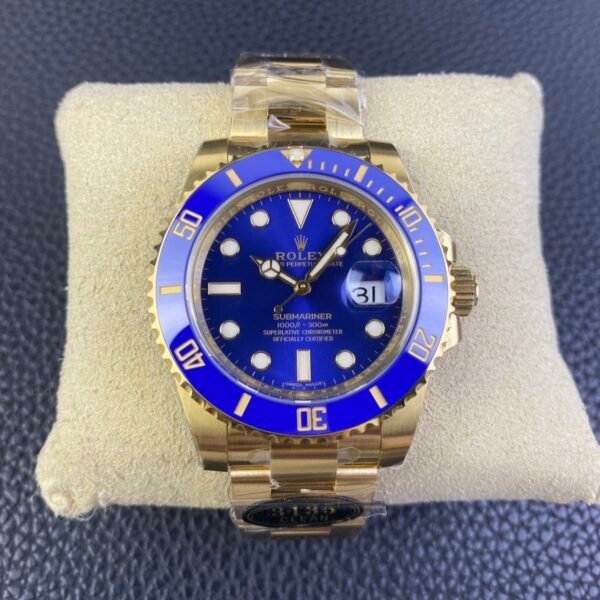 Rolex Submariner Date Yellow Gold Blue Dial - 126618LB Replica
