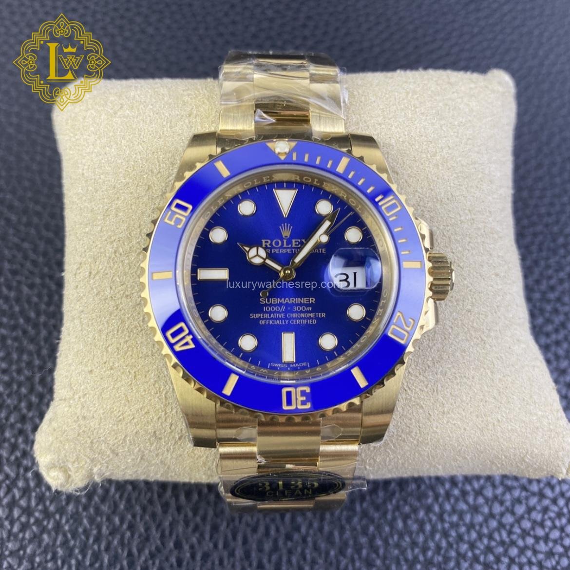 Rolex Submariner Date Yellow Gold Blue Dial - 126618LB Replica