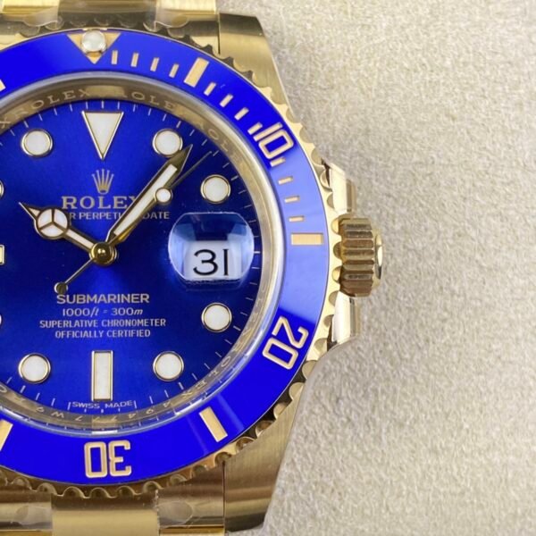 Rolex Submariner Date Yellow Gold Blue Dial - 126618LB - Image 5