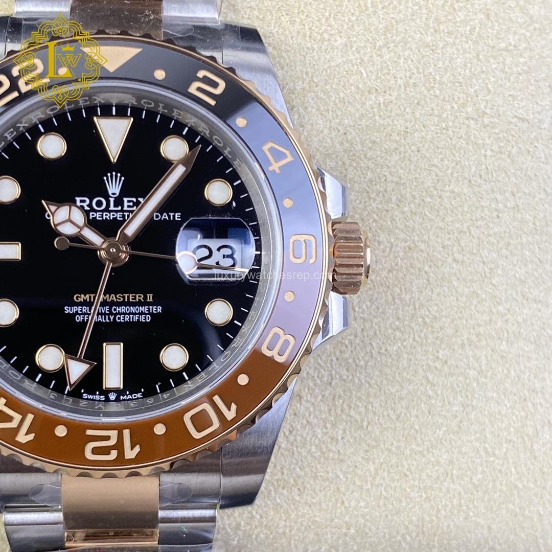 Rolex GMT-Master II Root Beer Rose Gold - 126711CHNR Replica