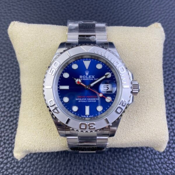 Rolex Yacht Master Blue Dial - Platinum Bezel - 116622 Replica