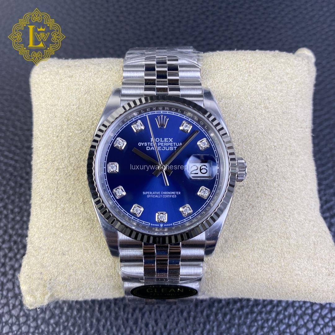 Rolex Datejust Blue Diamond Dial - 116234 / 126334 Replica