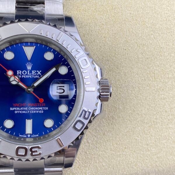 Rolex Yacht Master Blue Dial - Platinum Bezel - 116622 Replica