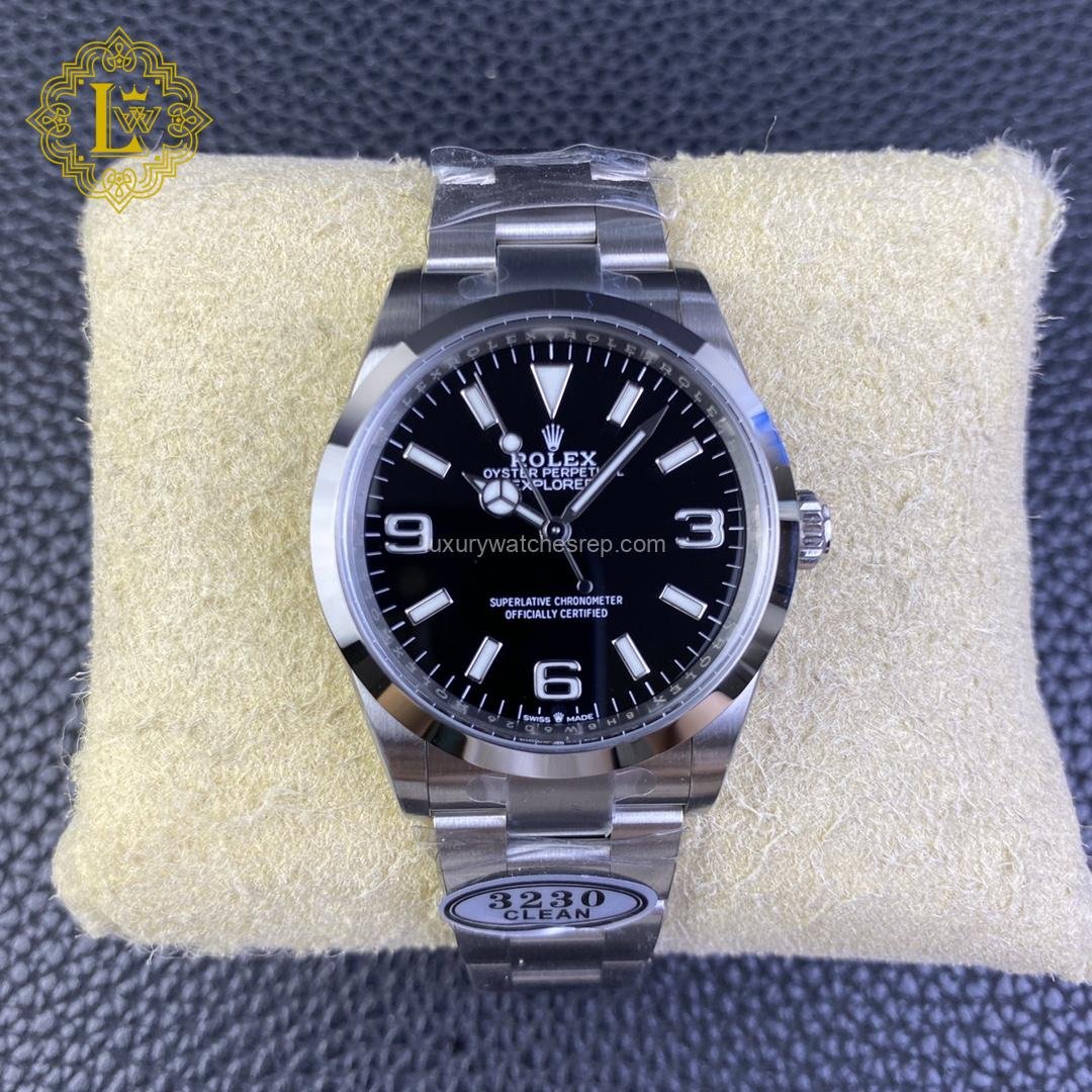 Rolex Oyster Perpetual Explorer Black Dial replica