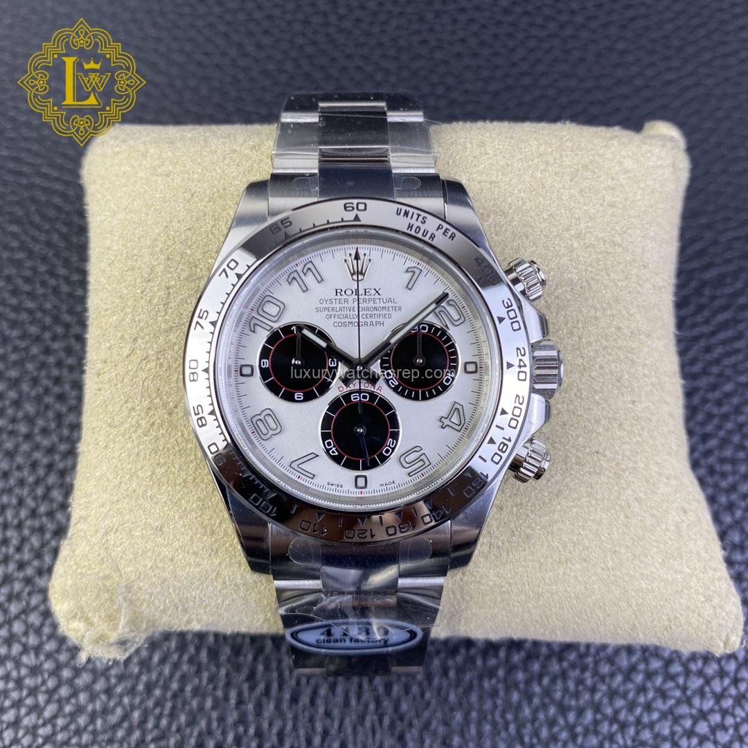 Rolex Cosmograph Daytona White Gold Panda Dial- 116509 Replica