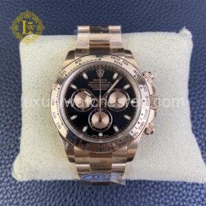 Rolex Daytona Cosmograph Rose Gold Black Dial - 116505 Replica