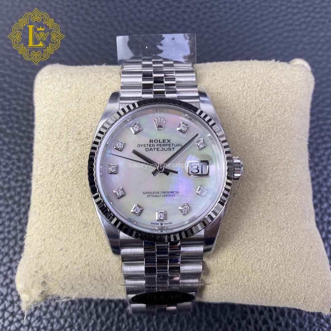 Rolex Datejust Pearl Diamonds Dial - M126234 Replica