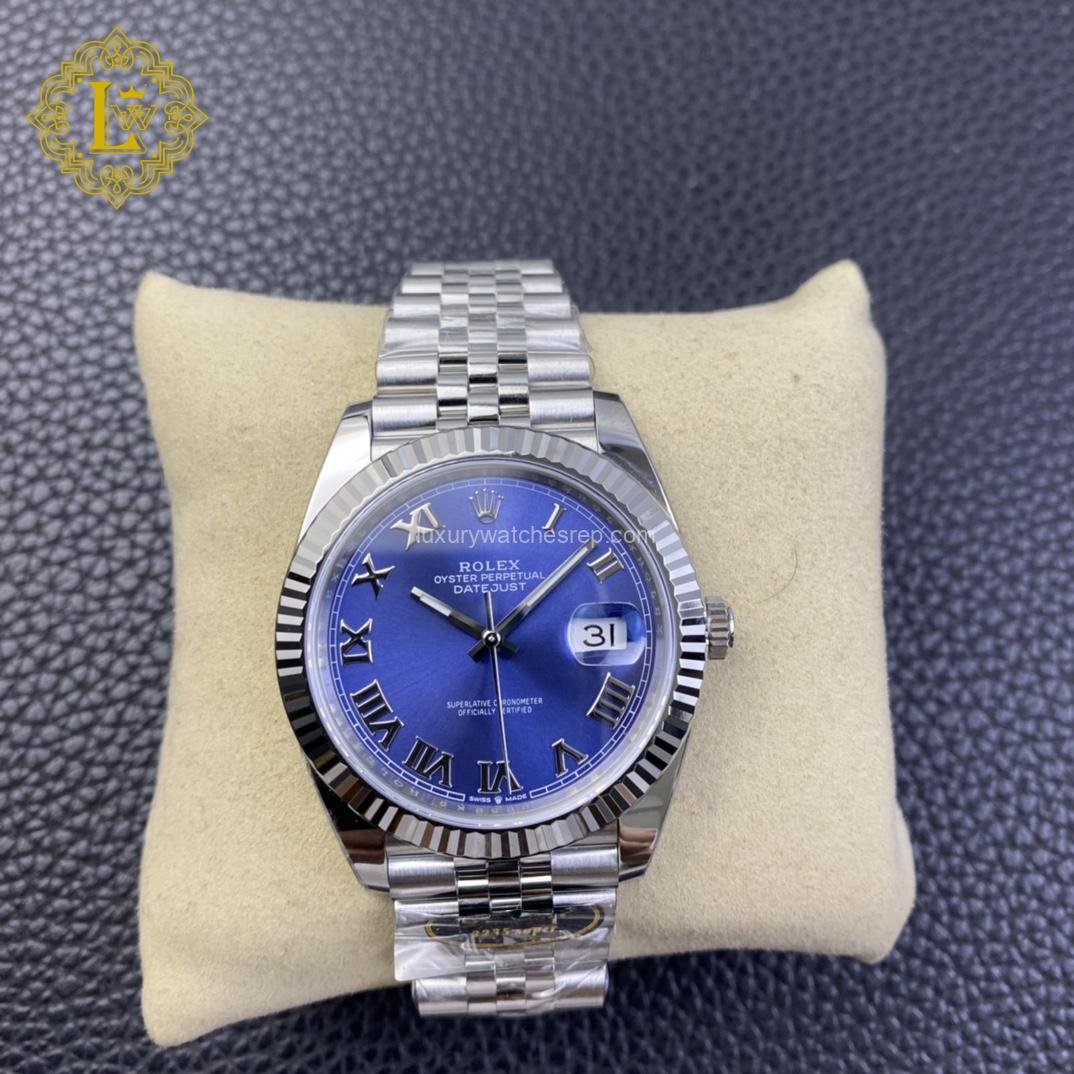 Rolex Datejust Blue Roman Numeral Dial - 126334 Replica