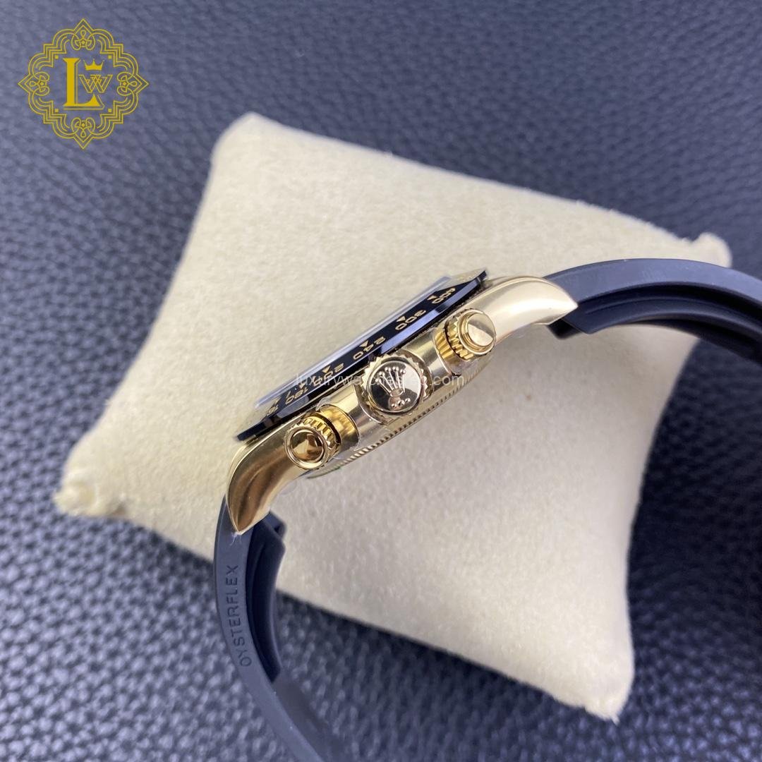 Rolex Daytona Paul Newman 18K Yellow Gold Black Dial - 116518LN Replica