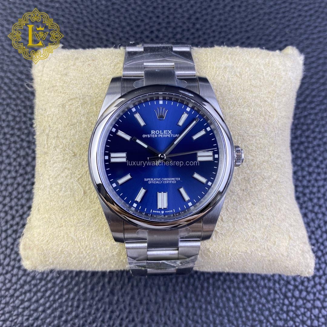 Rolex Oyster Perpetual Blue Dial Replica