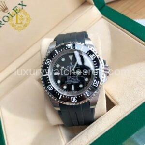 Rolex Deepsea Rubber B Strap Black - 26660 Replica