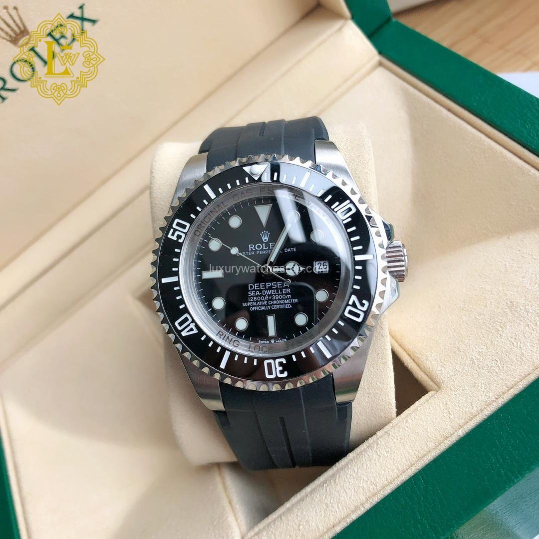 Rolex Deepsea Rubber B Strap Black - 26660 Replica