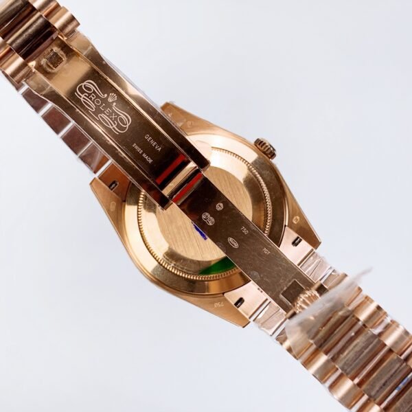 Rolex Day-Date 18k Everose Gold Olive Green Dial 60th Anniversary - M228235-0025 Replica