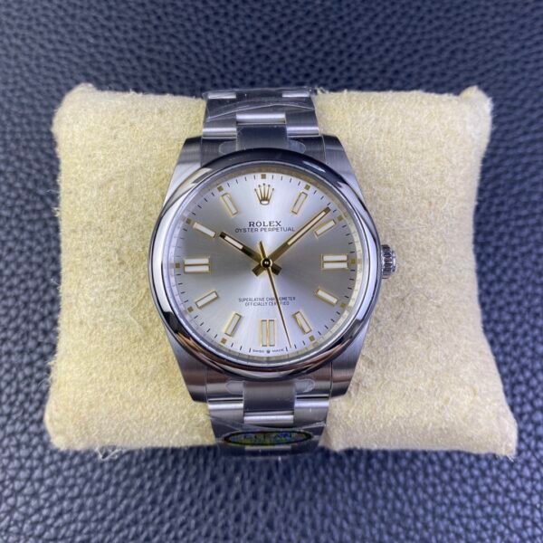 Rolex Oyster Perpetual Silver Dial Replica