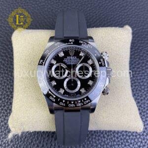 Rolex Daytona Diamond Black Dial Oysterflex - 126519LN Replica