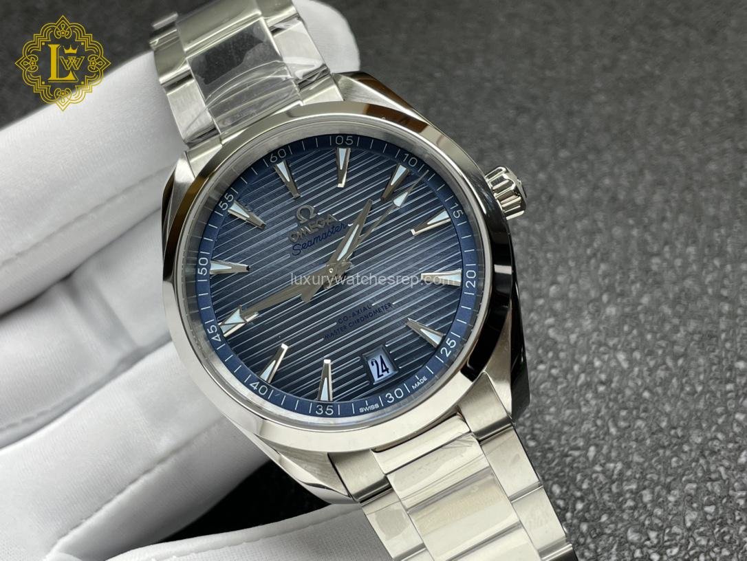 OMEGA Seamaster Aqua Terra 150MCO‑AXIAL Blue Dial SS bracelet Replica