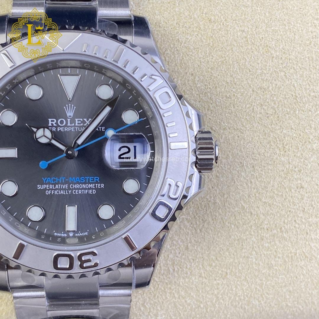Rolex Yacht Master Dark Rhodium Dial - Platinum Bezel - 116622 replica