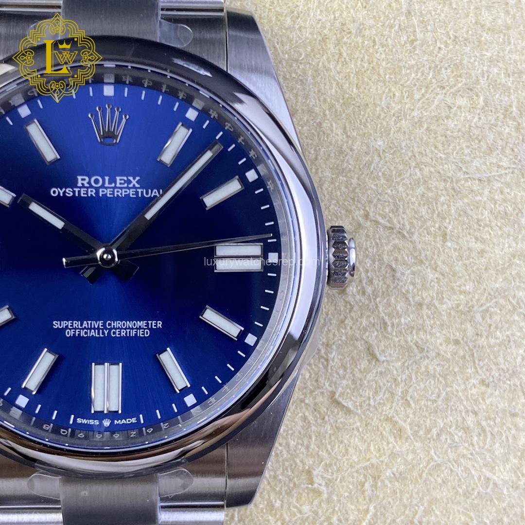 Rolex Oyster Perpetual Blue Dial Replica