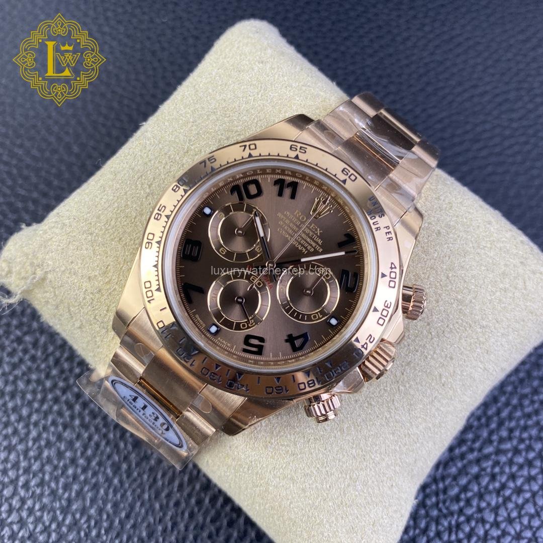 Rolex Daytona Cosmograph Rose Gold Chocolate Dial - 116505-0011 Replica
