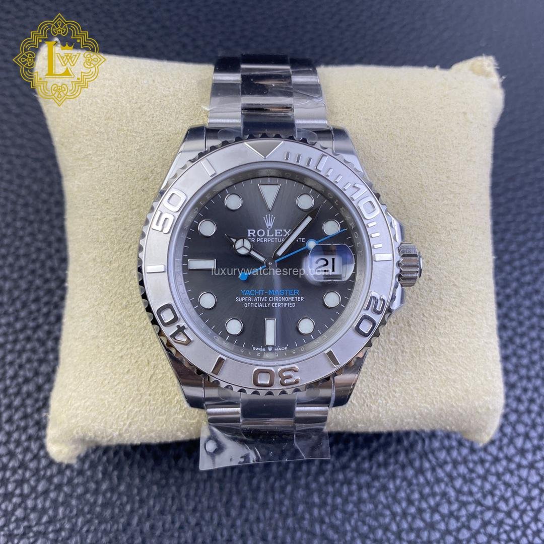 Rolex Yacht Master Dark Rhodium Dial - Platinum Bezel - 116622 replica