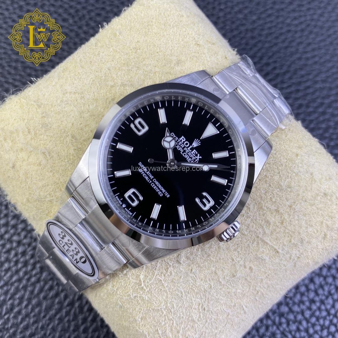 Rolex Oyster Perpetual Explorer Black Dial replica