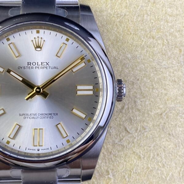 Rolex Oyster Perpetual Silver Dial Replica