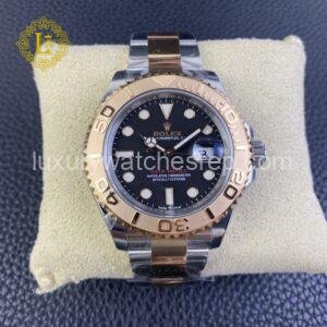 Rolex Yacht Master Black Dial Rose Gold - 116621 Replica