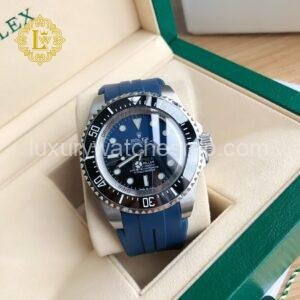 Rolex Deepsea Rubber Strap Blue - 26660 Replica