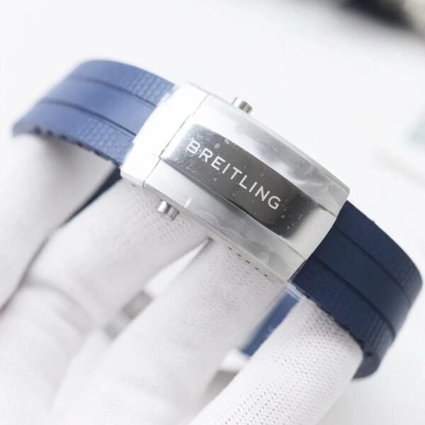 Breitling SuperOcean Blue Dial Rubber Strap- A17375E71C1S1 Replica