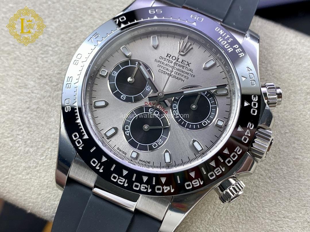 Rolex Daytona White Gold Oysterflex Ghost - 116519LN Replica