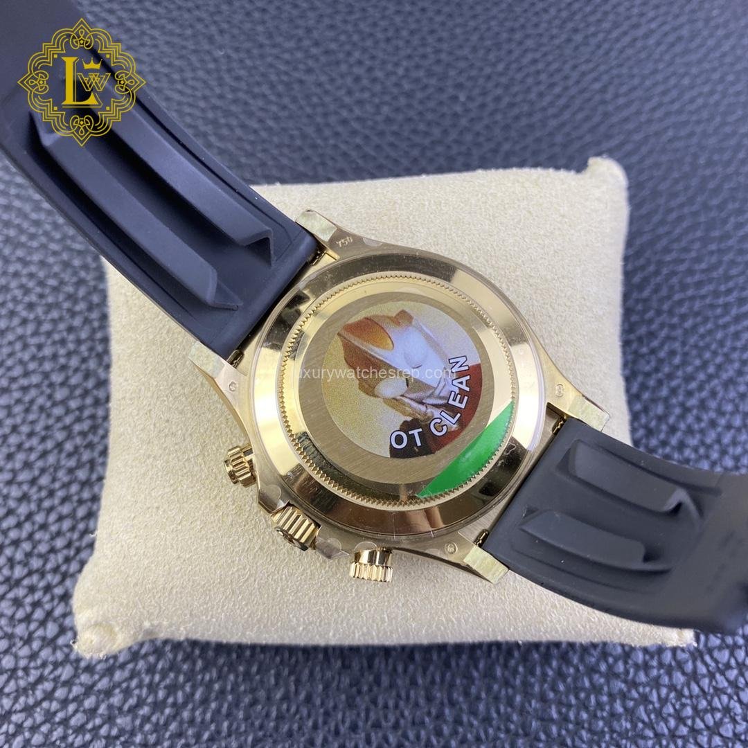 Rolex Daytona Paul Newman 18K Yellow Gold Black Dial - 116518LN Replica