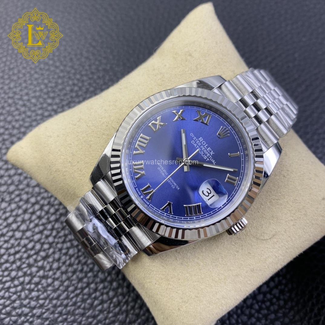 Rolex Datejust Blue Roman Numeral Dial - 126334 Replica