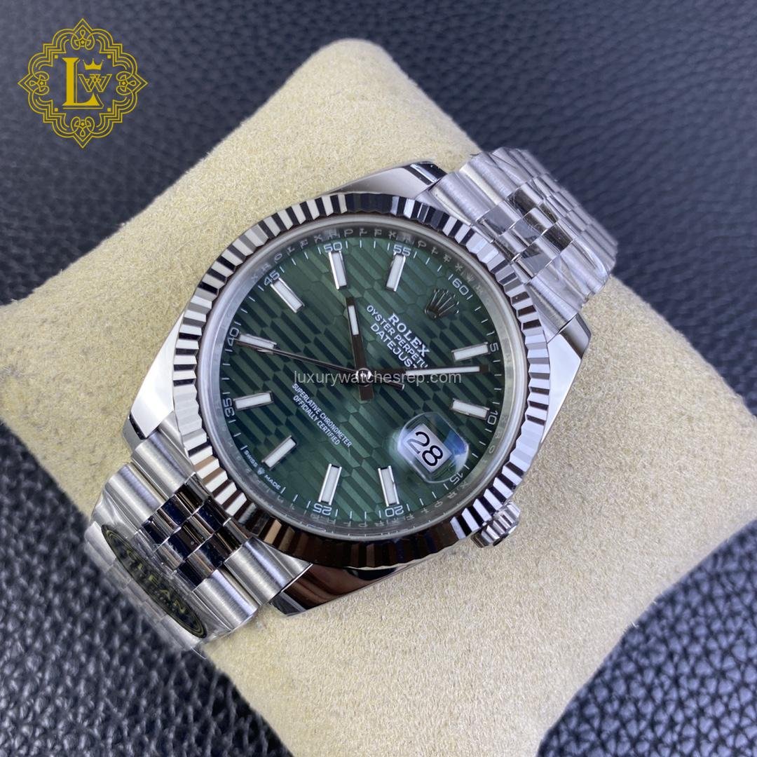 Rolex Datejust Motif Green Dial - 126334 Replica