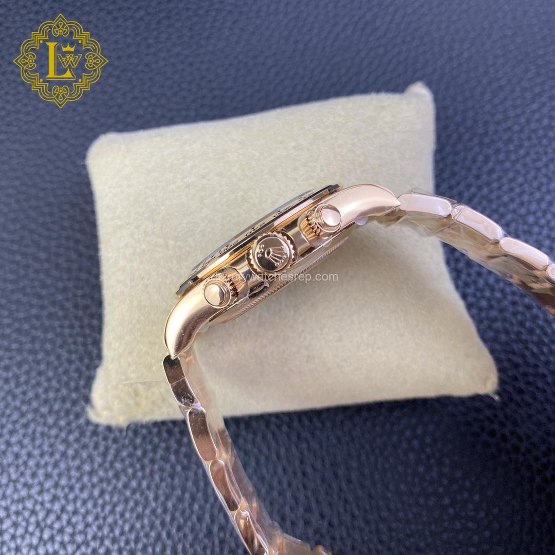 Rolex Daytona Cosmograph Rose Gold Black Dial - 116505 Replica