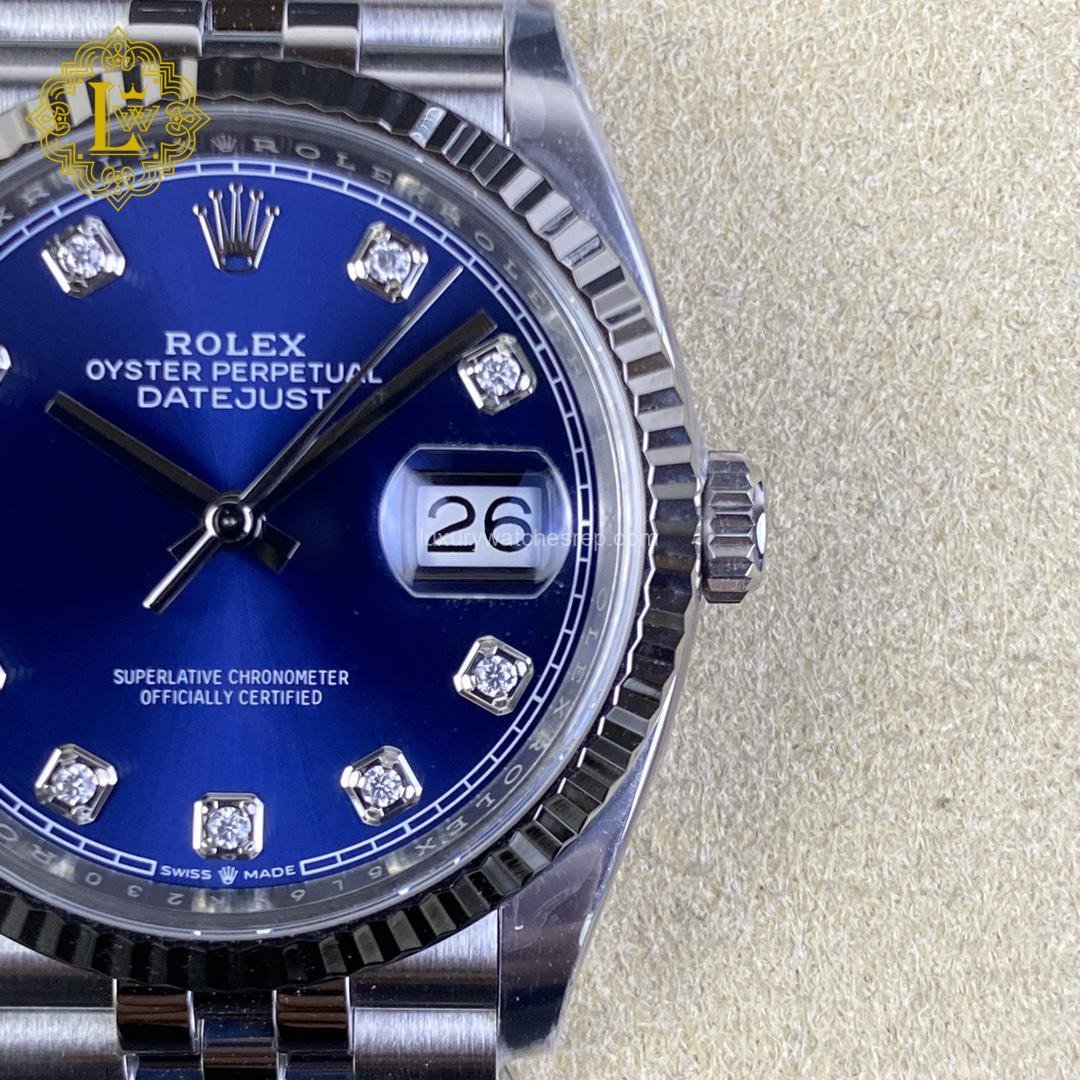 Rolex Datejust Blue Diamond Dial - 116234 / 126334 Replica