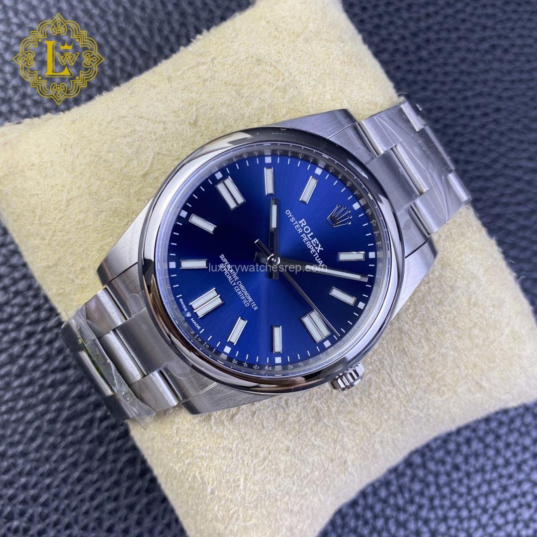 Rolex Oyster Perpetual Blue Dial Replica