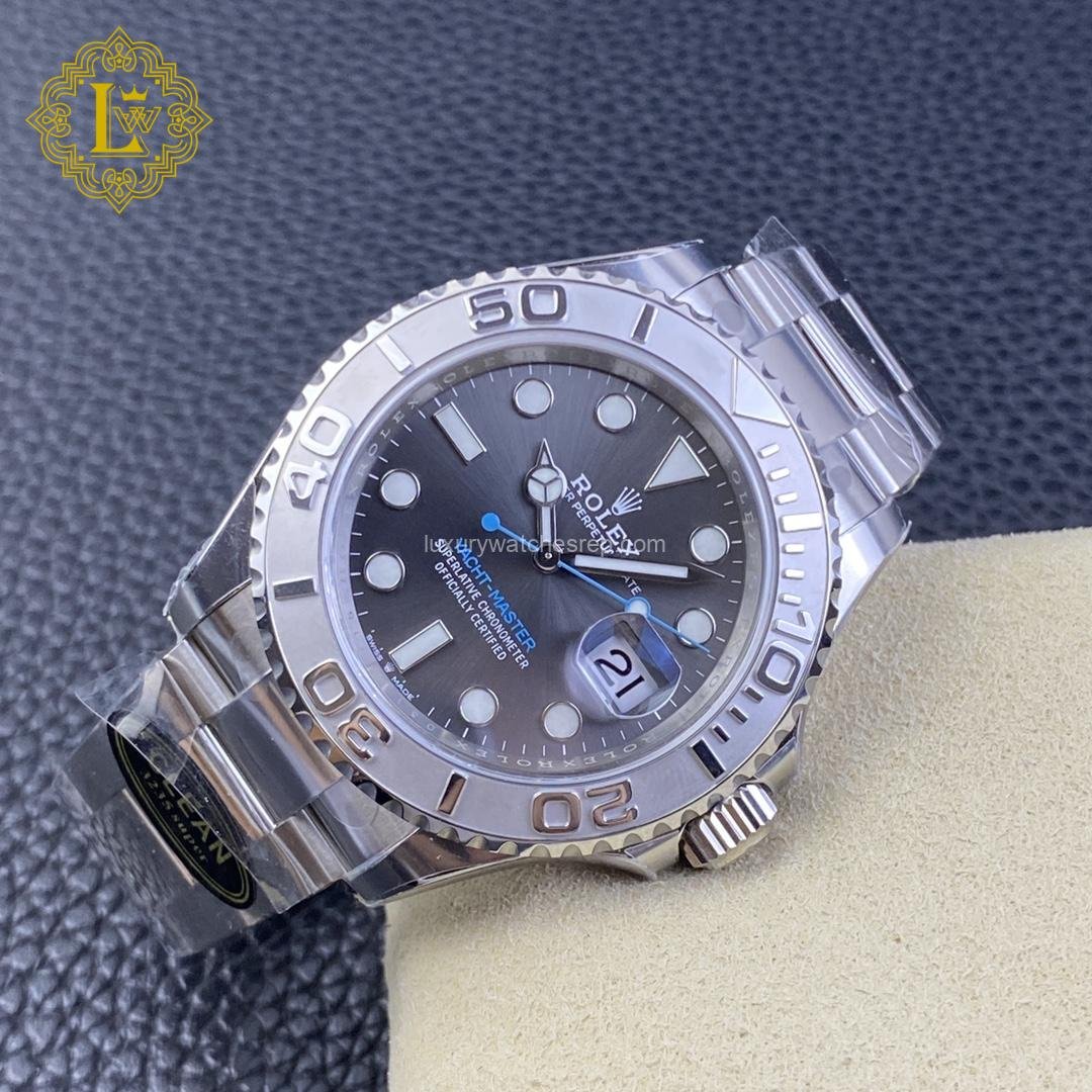 Rolex Yacht Master Dark Rhodium Dial - Platinum Bezel - 116622 replica