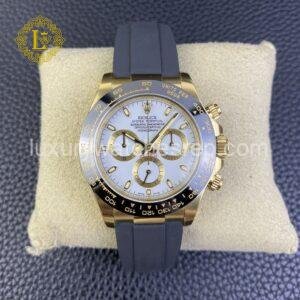 Rolex Daytona Yellow Gold White Dial Oysterflex - 116518LN Replica