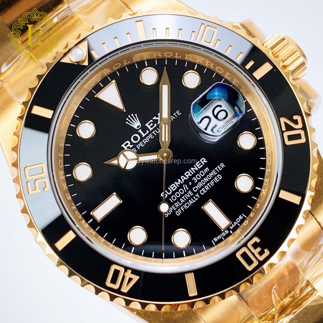 Rolex Submariner Rose Gold Date Black Dial – 126618LN