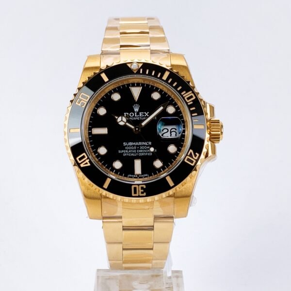 Rolex Submariner Rose Gold Date Black Dial – 126618LN