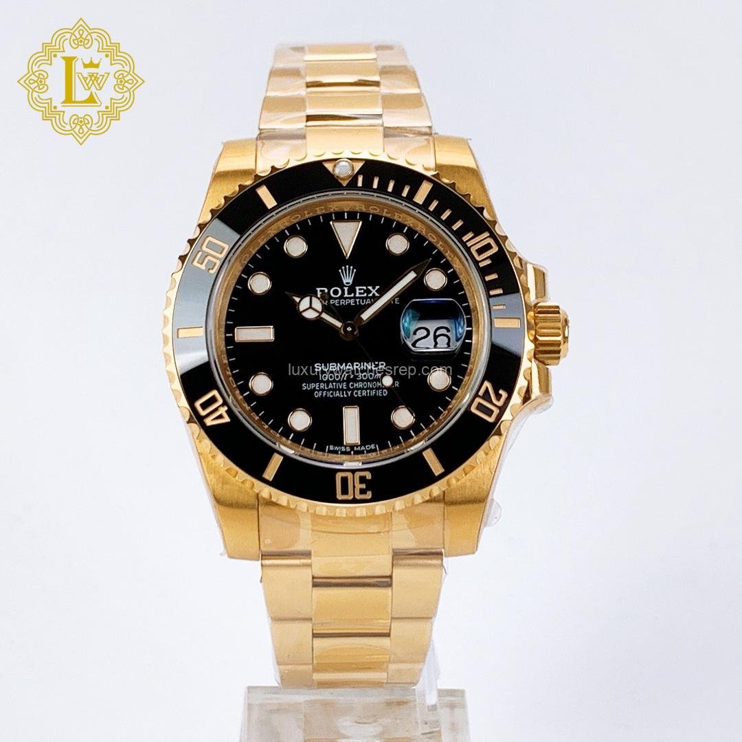Rolex Submariner Rose Gold Date Black Dial – 126618LN