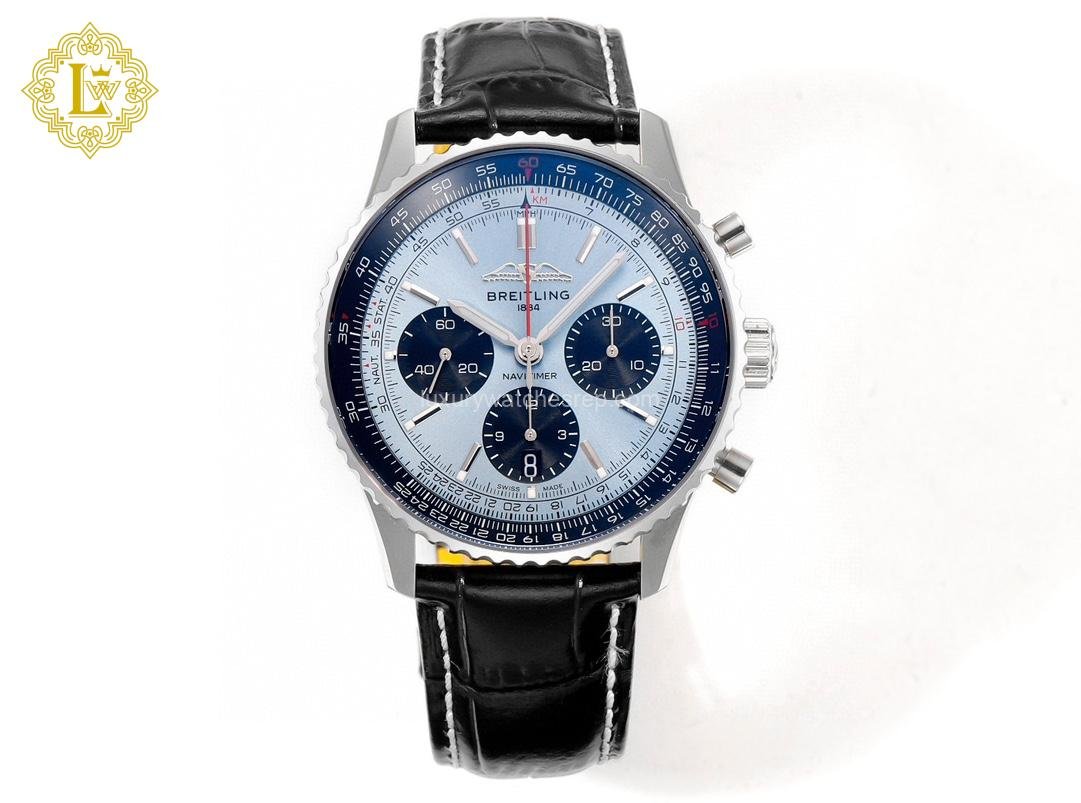 Breitling Navitimer B01 Chronograph 41 Ice Blue AB0139 Replica