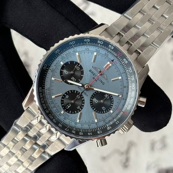 Breitling Navitimer 1 B01 Chronograph Black Eye Blue Dial AB0138241C1A1 Replica