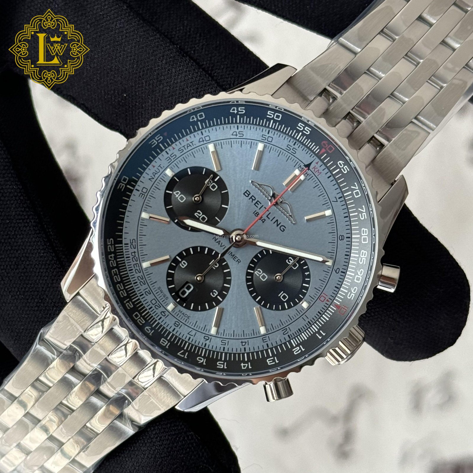 Breitling Navitimer 1 B01 Chronograph Black Eye Blue Dial AB0138241C1A1 Replica